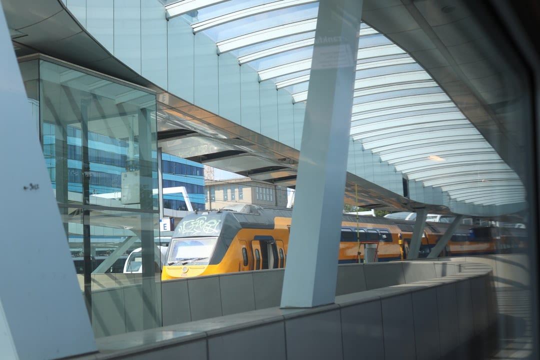 Modern city transport hub